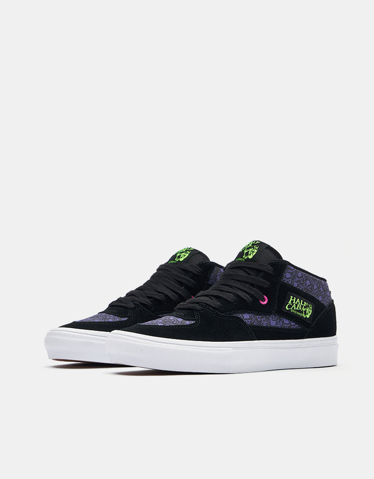 Vans Skate Half Cab Shoes - Acid Airbrush Violet Purple