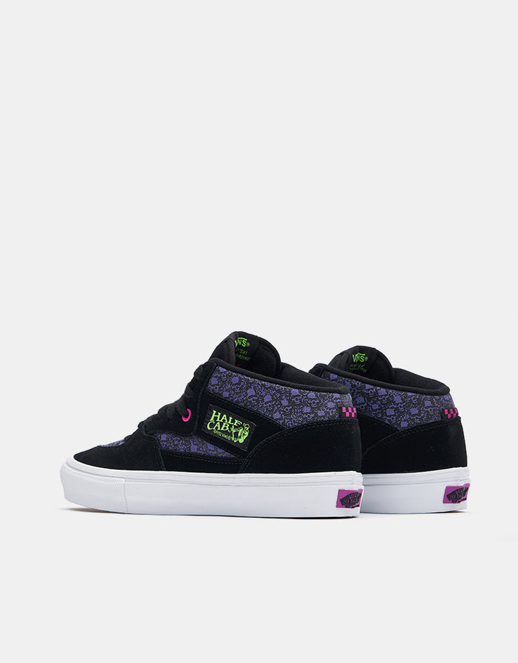 Vans Skate Half Cab Shoes - Acid Airbrush Violet Purple