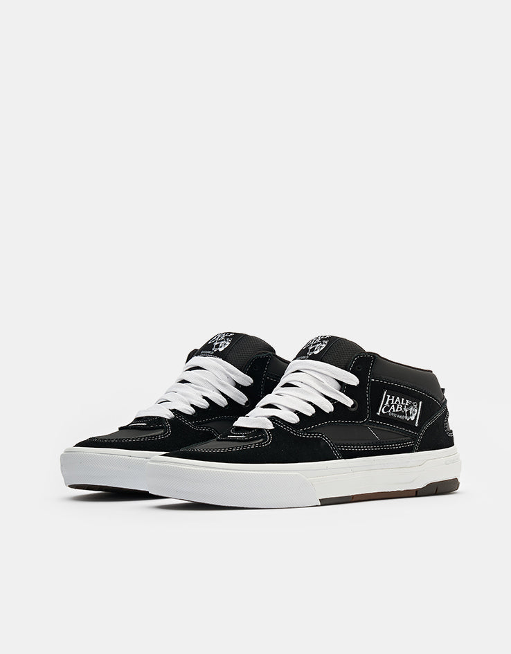 Vans Skate Half Cab Wafflecup Shoes - Black/White