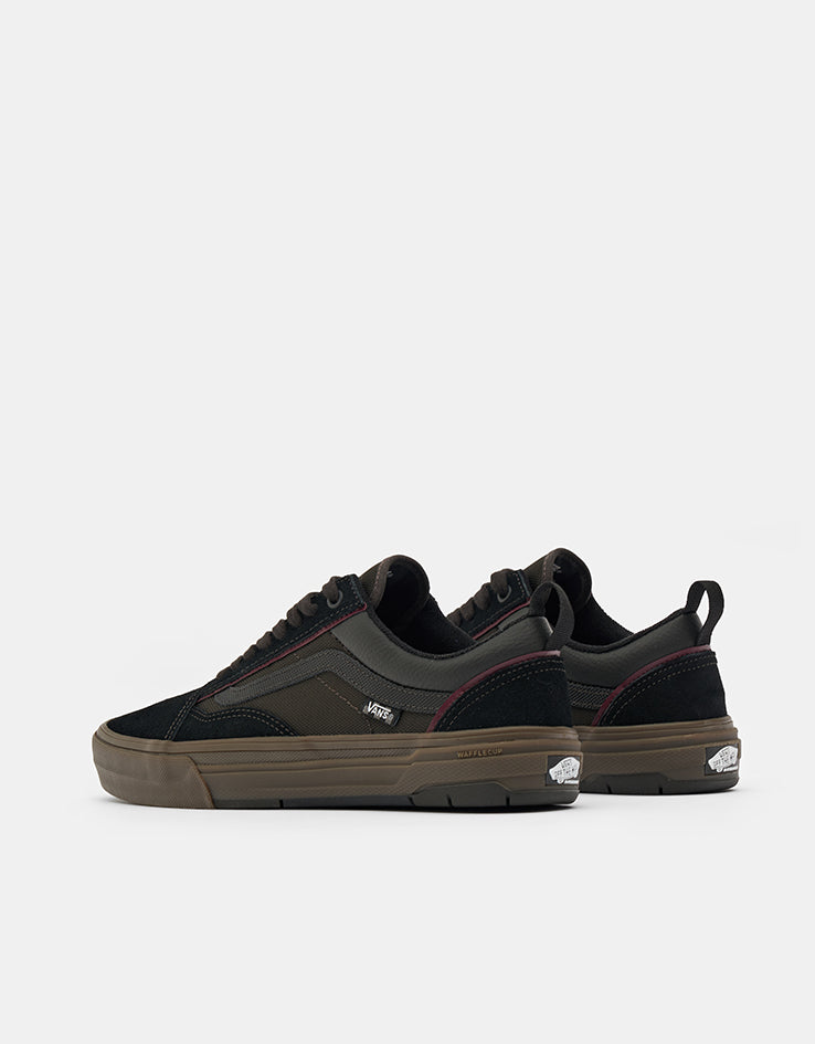 Vans Skate Old Skool Wafflecup Shoes - Black/Dark Gum
