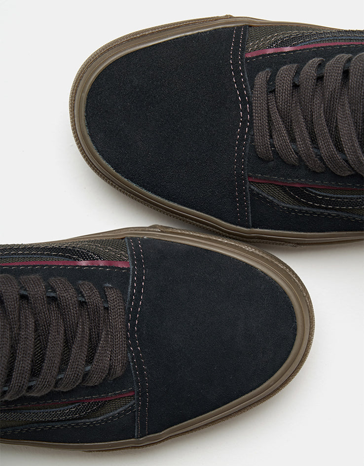 Vans Skate Old Skool Wafflecup Shoes - Black/Dark Gum