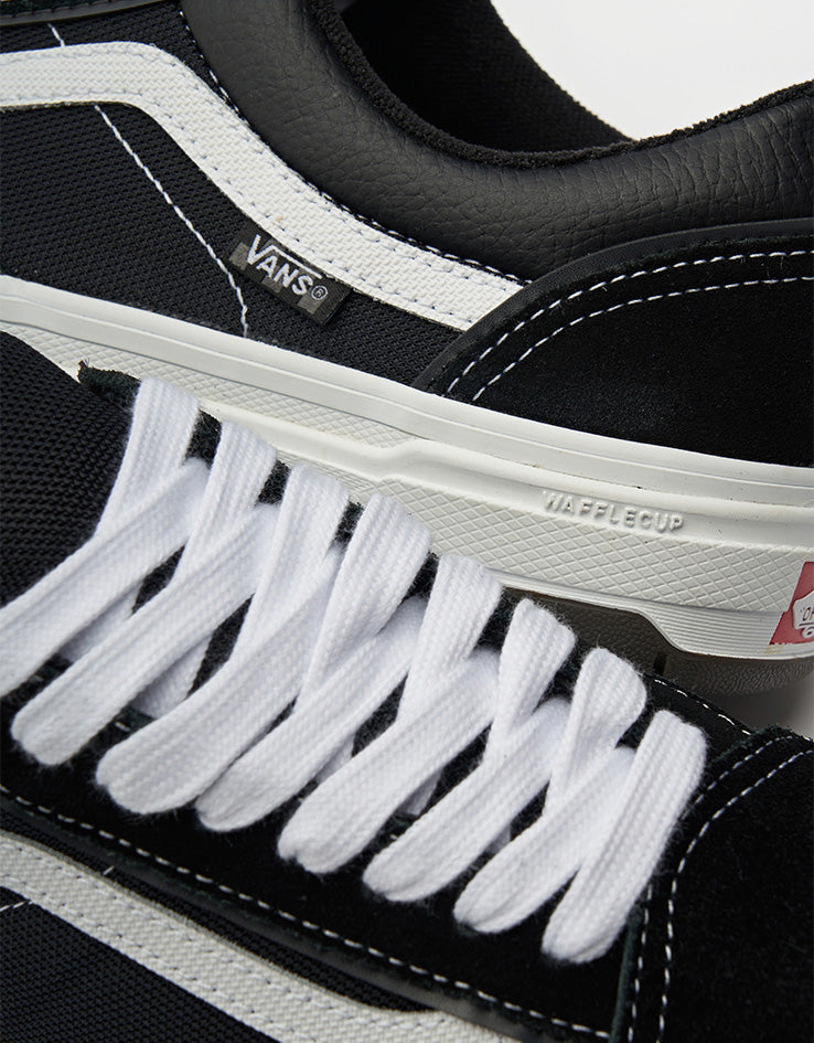 Vans Skate Old Skool Wafflecup Shoes - Black/White