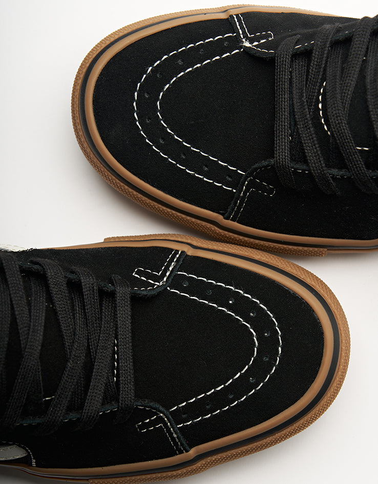 Vans Skate Sk8-Hi Shoes - Black/Gum/White