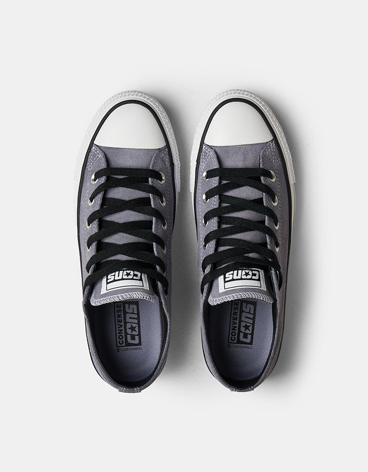 Converse Chuck Taylor All Star Pro Ox Suede Skate Shoes - Thunder Whale/Black/White