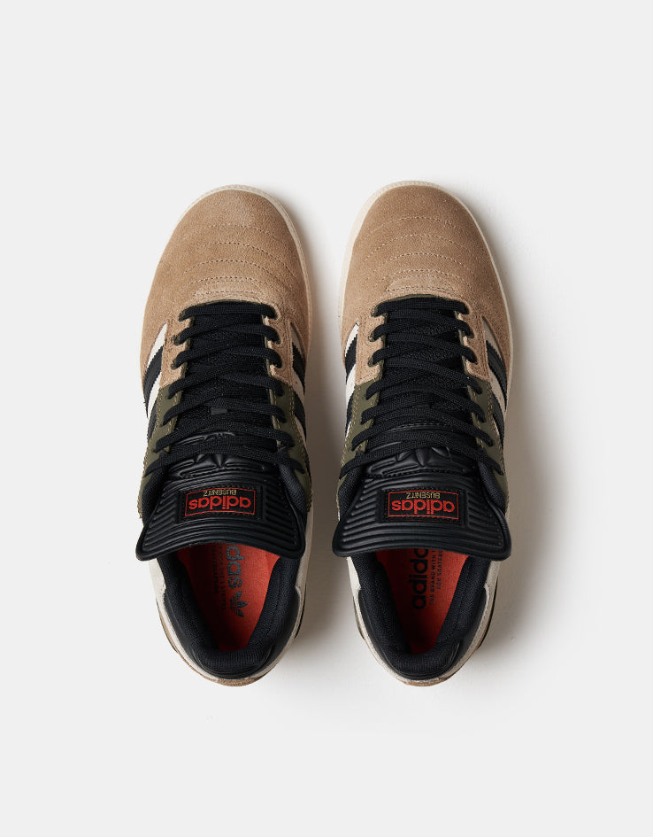 adidas Busenitz Skate Shoes - Cardboard/Core Black/Olive Strata