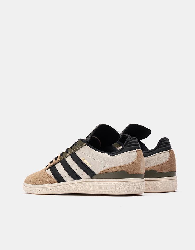 adidas Busenitz Skate Shoes - Cardboard/Core Black/Olive Strata