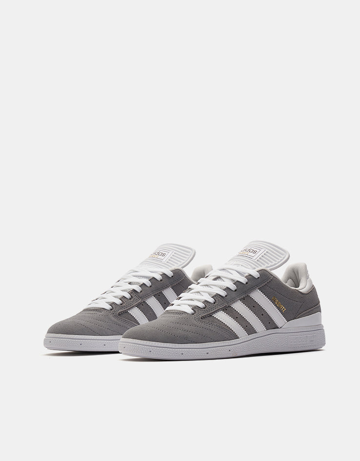 adidas Busenitz Skate Shoes - Grey/White/Gold Metallic