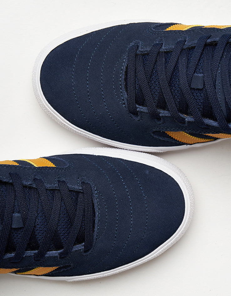 adidas Busenitz Vulc II Skate Shoes - Collegiate Navy/Preloved Yellow/White
