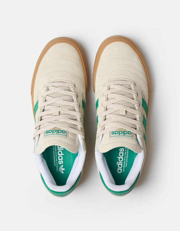 adidas Busenitz Vulc II Skate Shoes - Alumina/Court Green/Gum