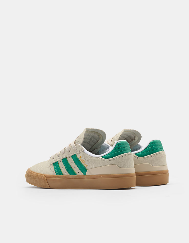 adidas Busenitz Vulc II Skate Shoes - Alumina/Court Green/Gum