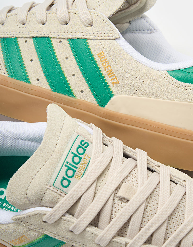 adidas Busenitz Vulc II Skate Shoes - Alumina/Court Green/Gum