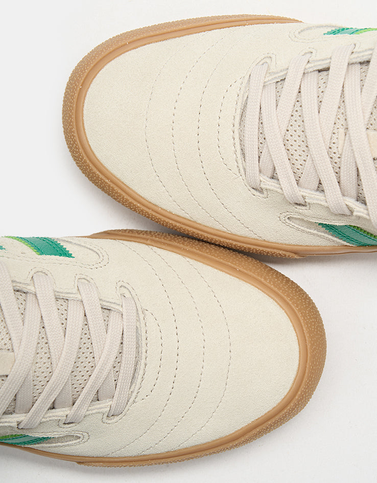 adidas Busenitz Vulc II Skate Shoes - Alumina/Court Green/Gum