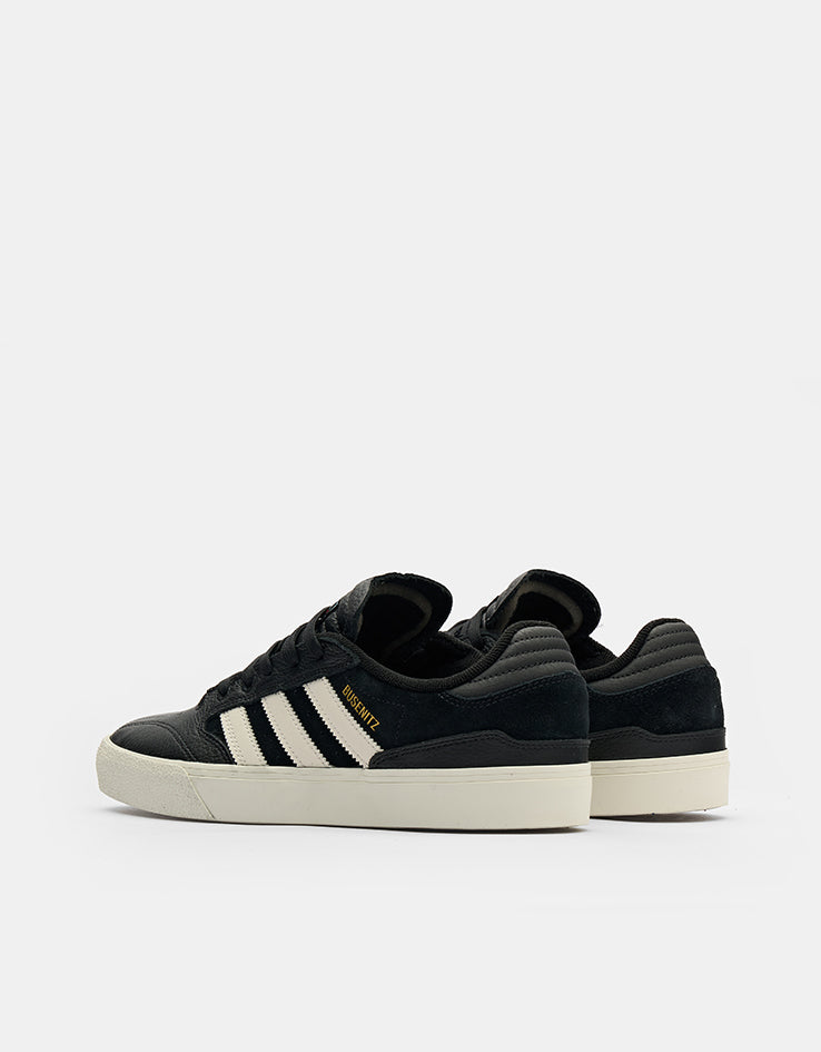 adidas Busenitz Vulc II Skate Shoes - Core Black/Chalk White/Gold Metallic