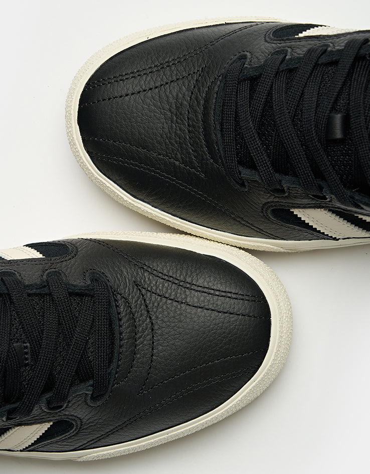 adidas Busenitz Vulc II Skate Shoes - Core Black/Chalk White/Gold Metallic