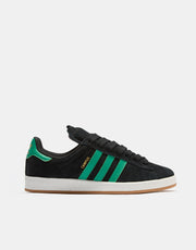 adidas Campus 90s ADV Skate Shoes - Core Black/Court Green/White