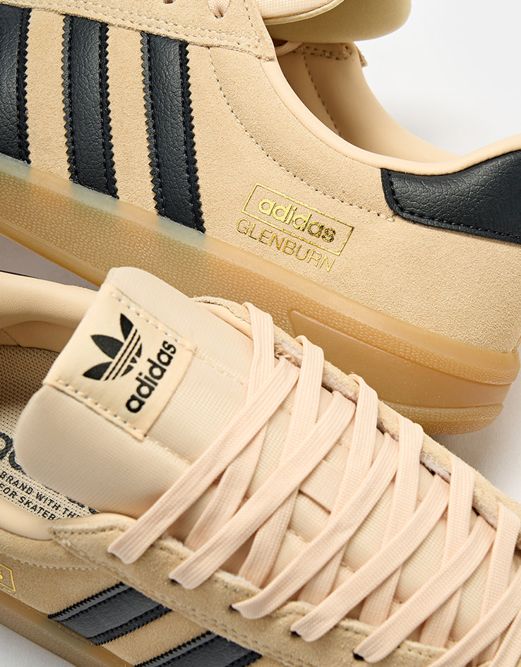 adidas Glenburn Skate Shoes - Sand Strata/Core Black/Gum