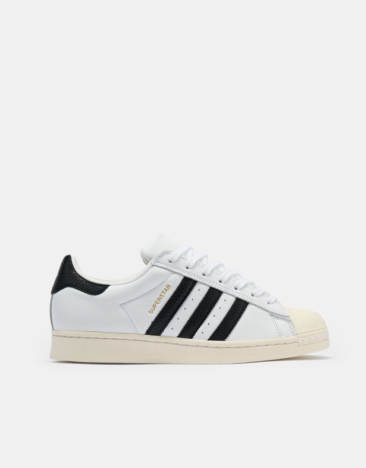 adidas Superstar ADV Skate Shoes - White/Core Black/Gold Metallic