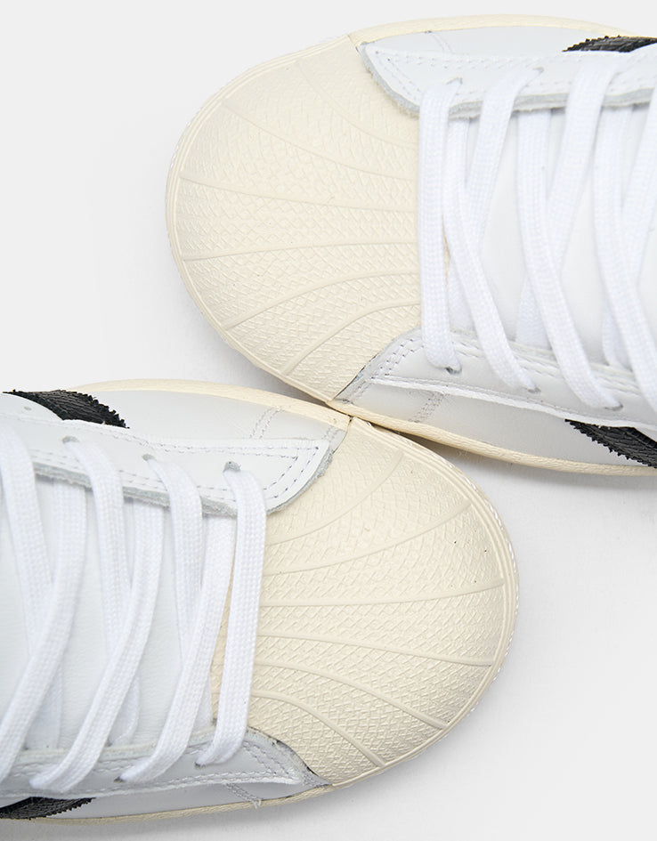 adidas Superstar ADV Skate Shoes - White/Core Black/Gold Metallic