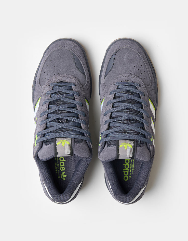 adidas Tekkira Cup Skate Shoes - Aurora Onix/White/Solar Slime