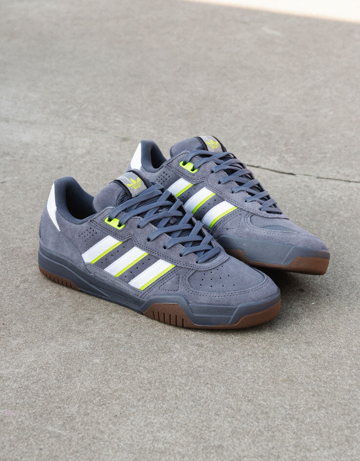adidas Tekkira Cup Skate Shoes - Aurora Onix/White/Solar Slime