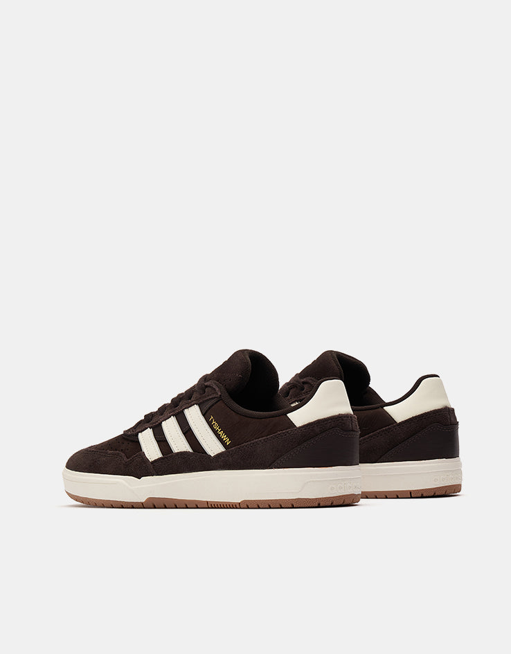 adidas Tyshawn II Skate Shoes - Aurora Coffee/Off White/Chalk White