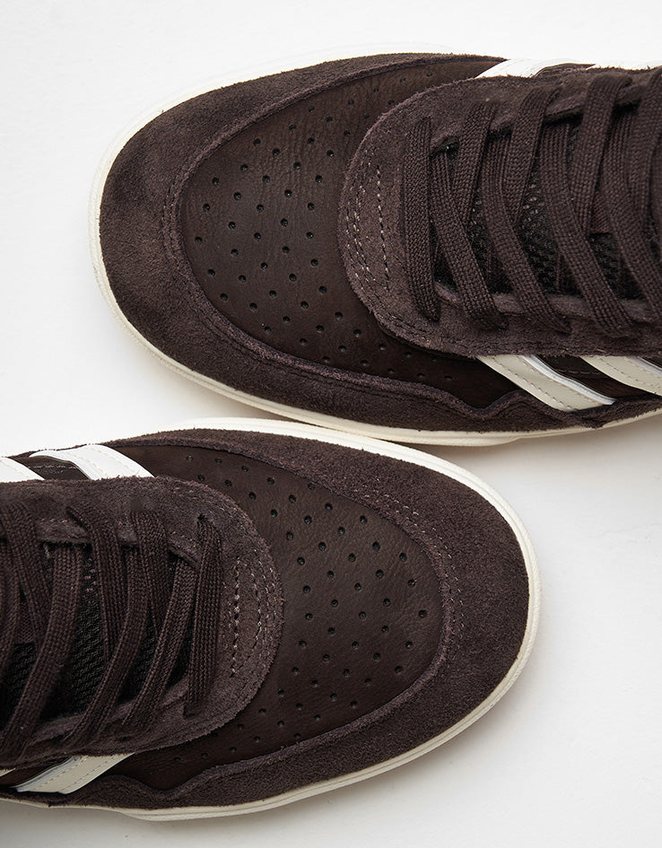 adidas Tyshawn II Skate Shoes - Aurora Coffee/Off White/Chalk White