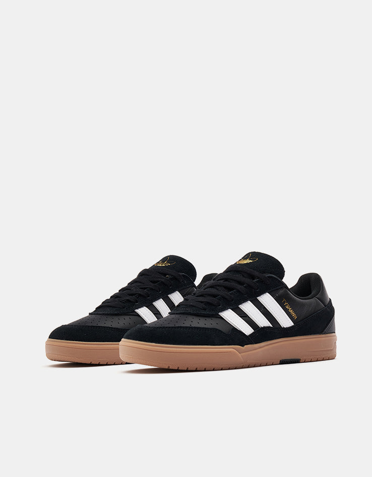 adidas Tyshawn II Skate Shoes - Core Black/Gum