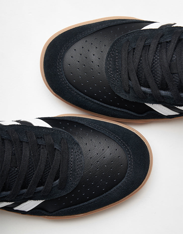 adidas Tyshawn II Skate Shoes - Core Black/Gum