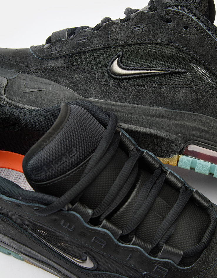 Nike SB Air Max Ishod Skate Shoes - Black/Black-Black-Black