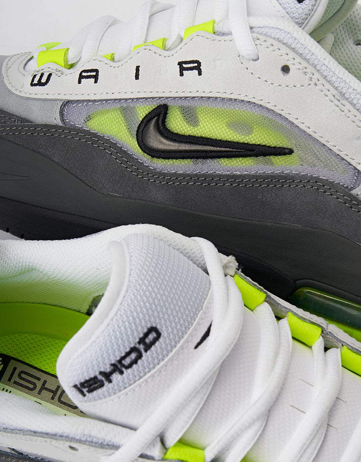 Nike SB Air Max Ishod Skate Shoes - Black/Neon Yellow-Anthracite-Lt Graphite