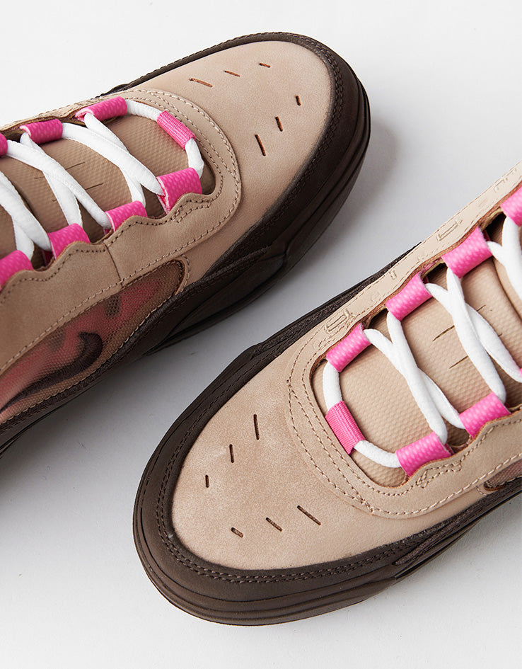 Nike SB Air Max Ishod Skate Shoes - Hemp/Baroque Brown-Pinksicle