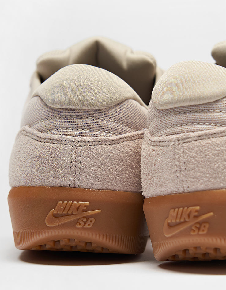 Nike SB Force 58 Skate Shoes - Cream II/Burgundy Crush-Gum Light Brown