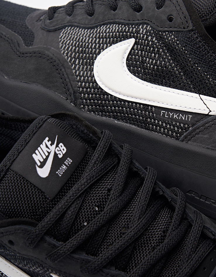 Nike SB PS8 Skate Shoes - Black/White-Black-Black