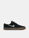 Nike SB Zoom Janoski OG+ Skate Shoes - Black/White-Black-Gum Light Brown