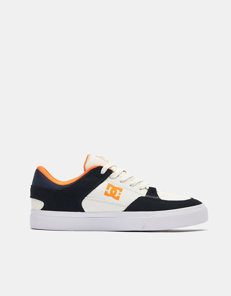DC Onyx S Skate Shoes - Grey/Off White/Orange