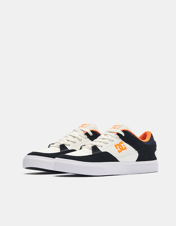 DC Onyx S Skate Shoes - Grey/Off White/Orange