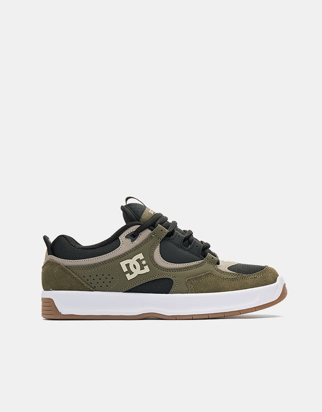 DC Kalynx Zero S Skate Shoes - Olive/Dark Grey/Taupe
