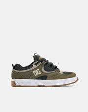 DC Kalynx Zero S Skate Shoes - Olive/Dark Grey/Taupe