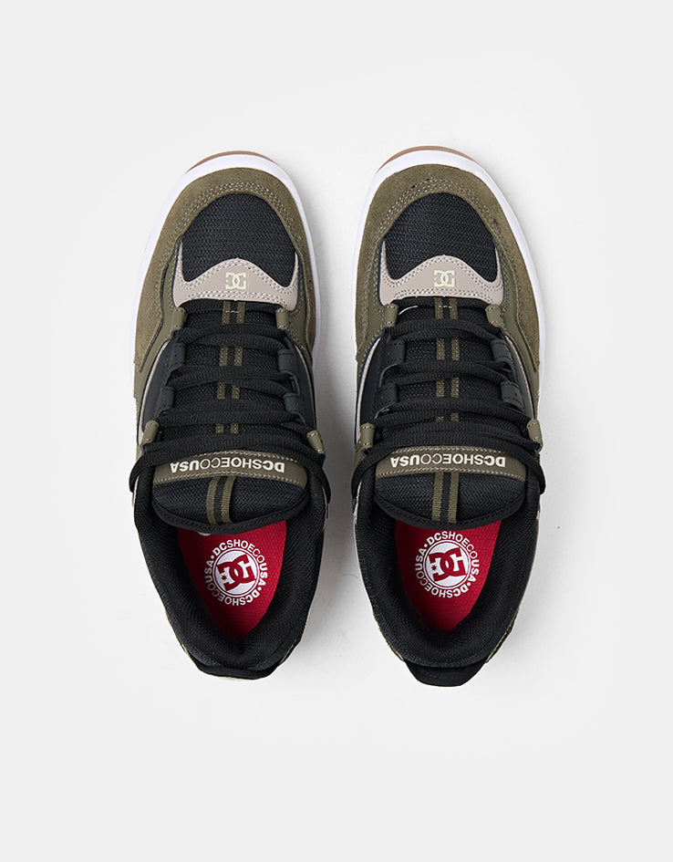 DC Kalynx Zero S Skate Shoes - Olive/Dark Grey/Taupe