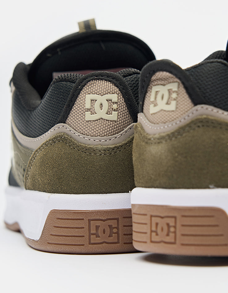 DC Kalynx Zero S Skate Shoes - Olive/Dark Grey/Taupe