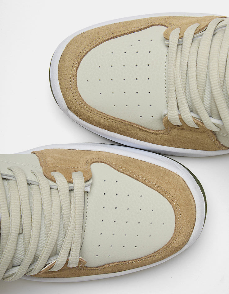 DC Lynx Zero Skate Shoes - Taupe/Silver Birch/Olive