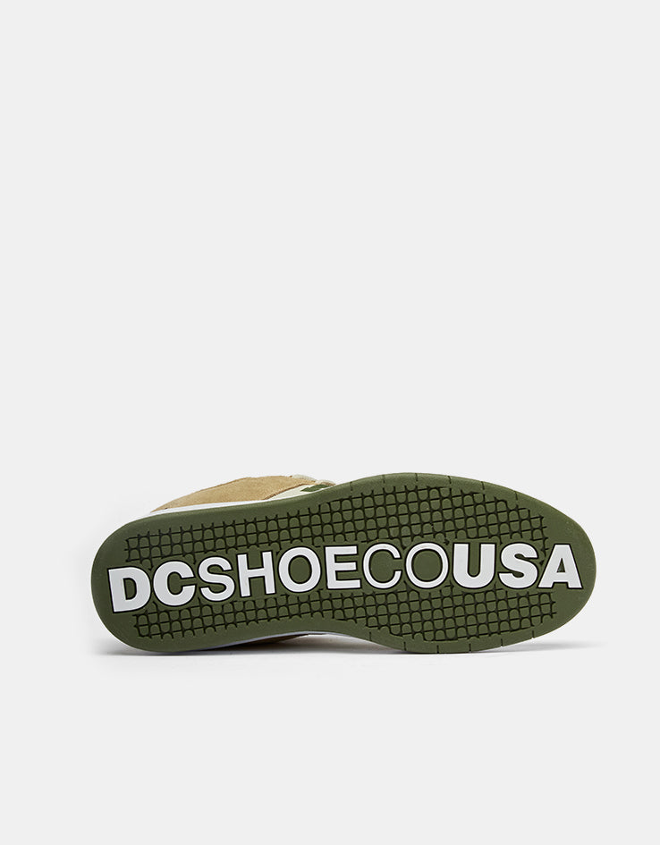 DC Lynx Zero Skate Shoes - Taupe/Silver Birch/Olive