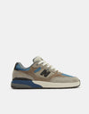 New Balance Numeric 933 Andrew Reynolds Skate Shoes - Mushroom/Light Blue