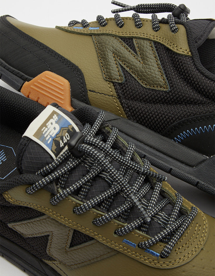 New Balance Numeric 440 Trail Low Skate Shoes - Olive/Black