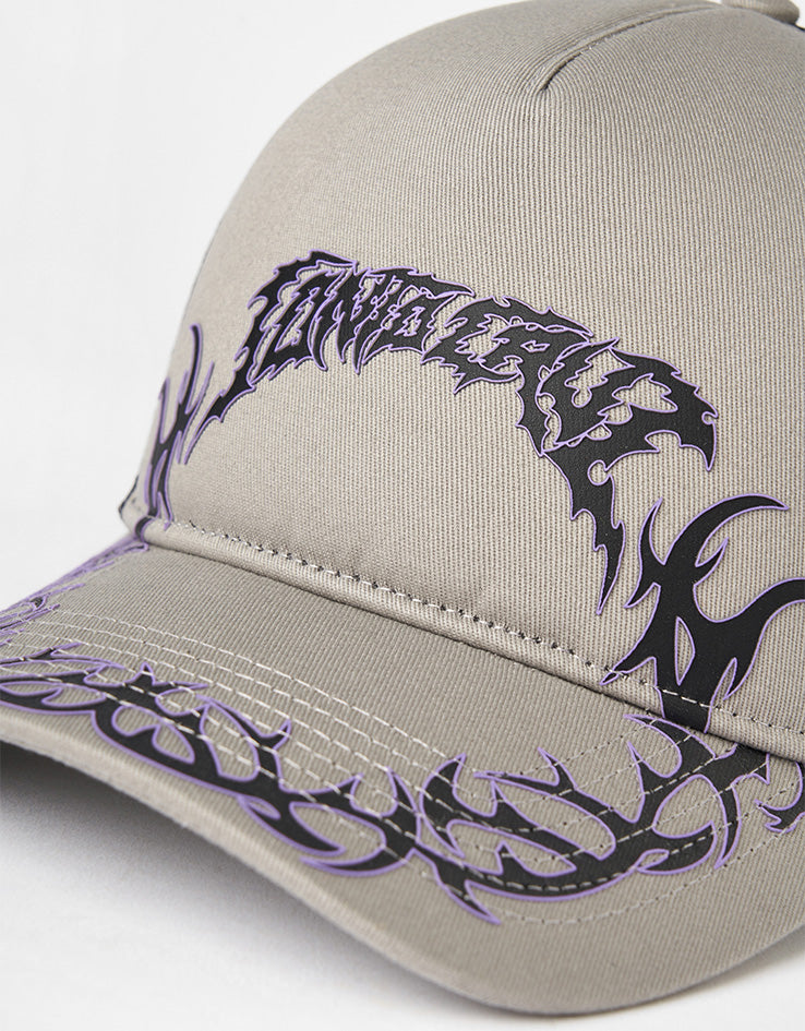 Santa Cruz Out Of Time Tribal Meshback Cap - Stone Grey/Black