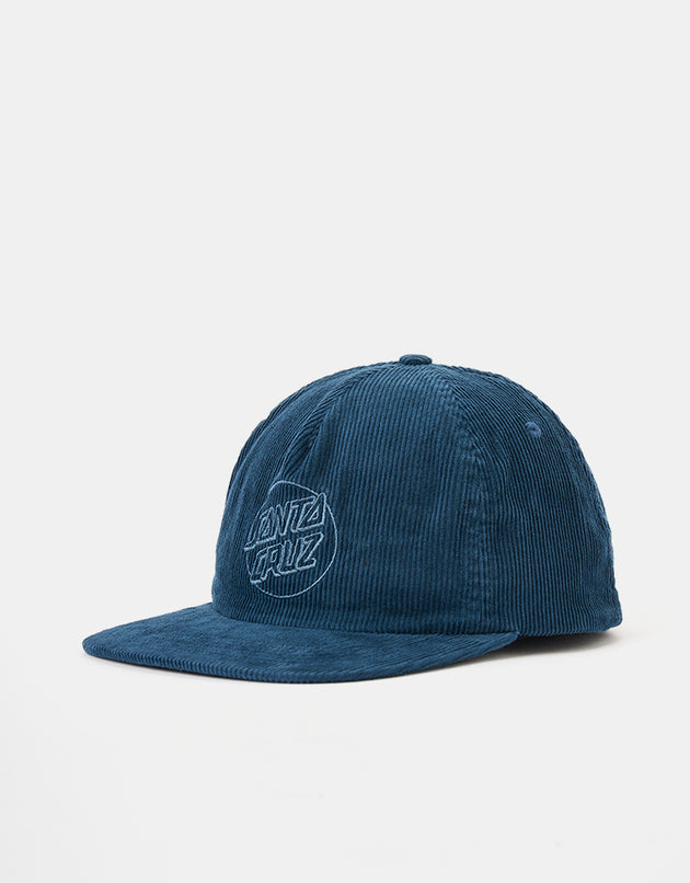 Santa Cruz Opus Dot Snapback Cap - Teal Cord