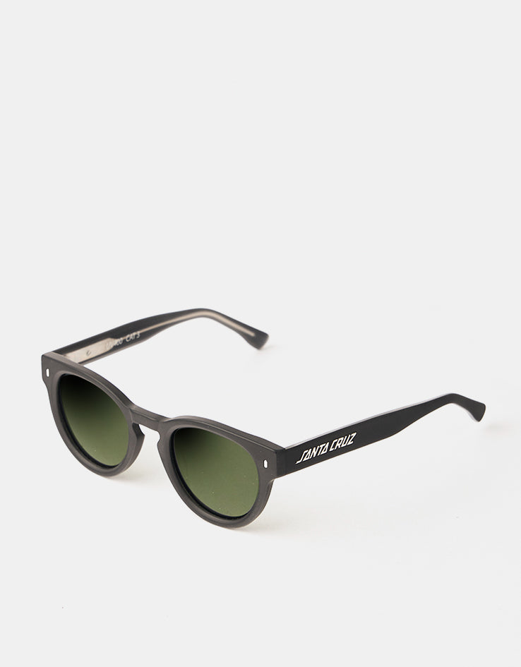 Santa Cruz Watson Plus Sunglasses - Matt Black/Black