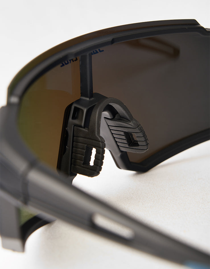 Santa Cruz Strip Racer Sunglasses - Black Blue/Blue