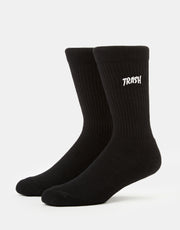 Route One Trash Crew Socks - Black