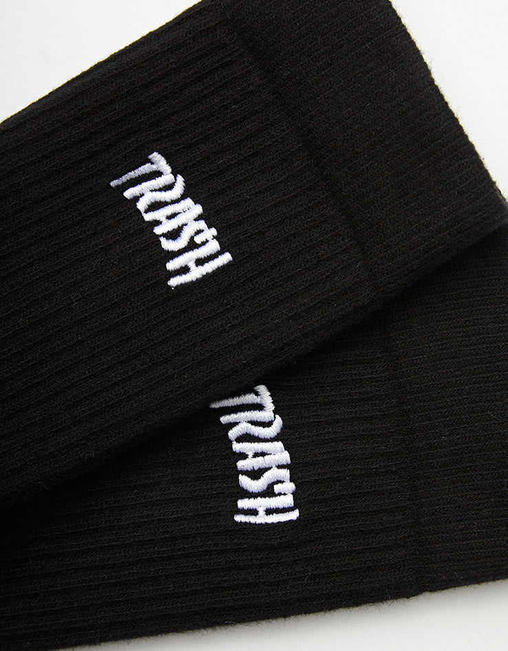Route One Trash Crew Socks - Black